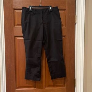 White House Black Market Black Crop Pants